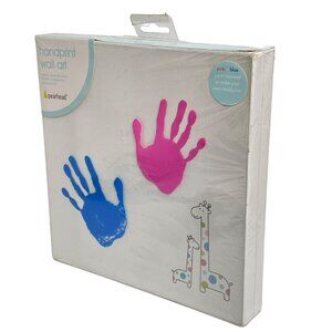 Pearhead Handprint Wall Art Canvas Set Paint Included 9.5 in